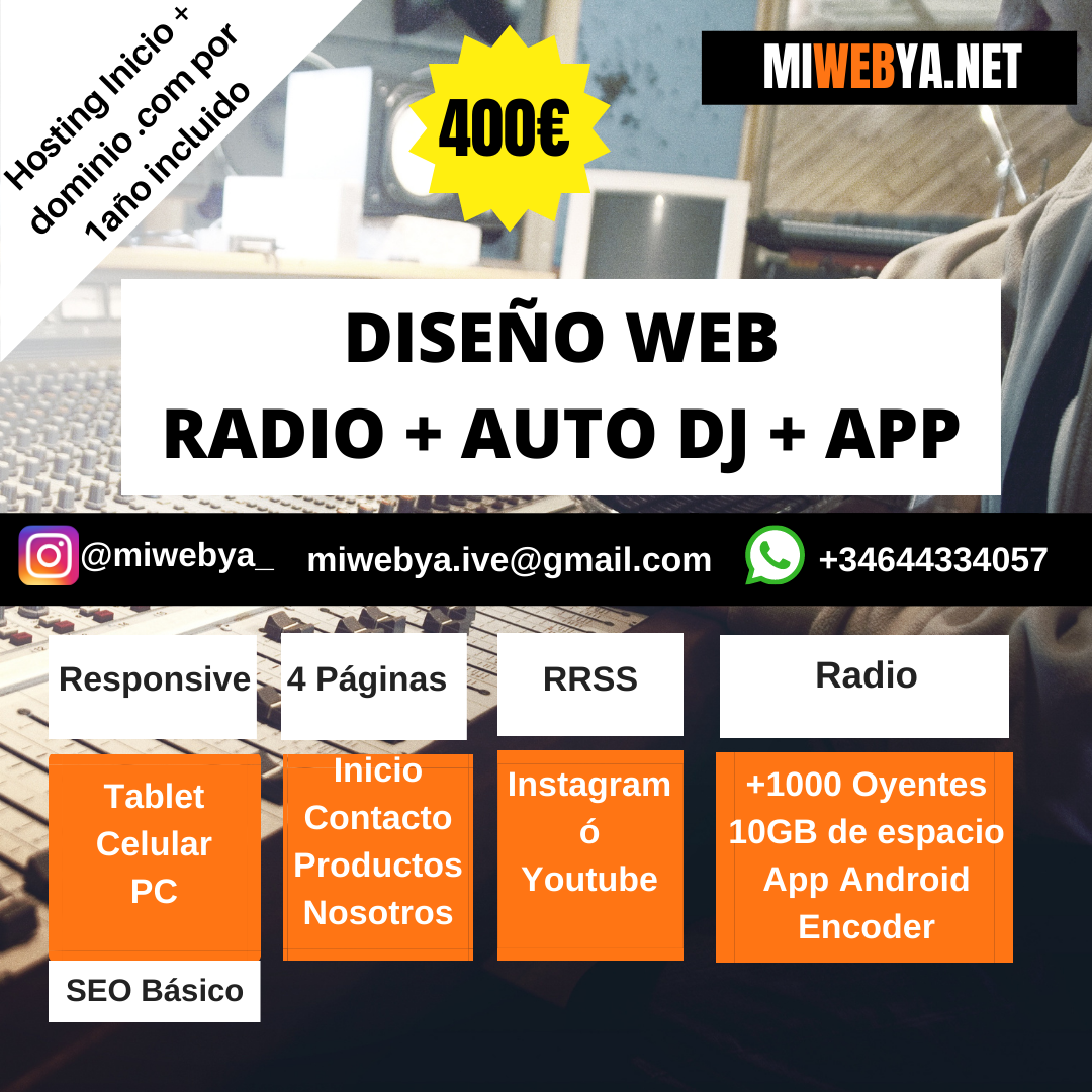 oferta hosting miwebya